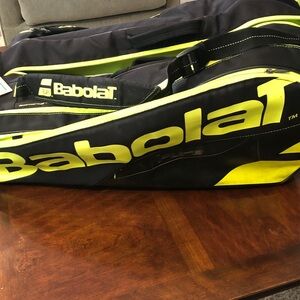 Babolat Tennis Extra Large Doubles Aero Pure Drive Backpack 2023 Metal USTA Tag
